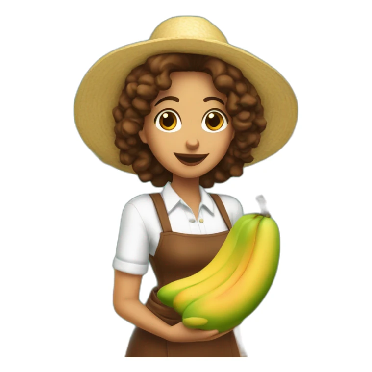 Mujer venezolana piel canela y pelo rizado comiendo mangos  sticker