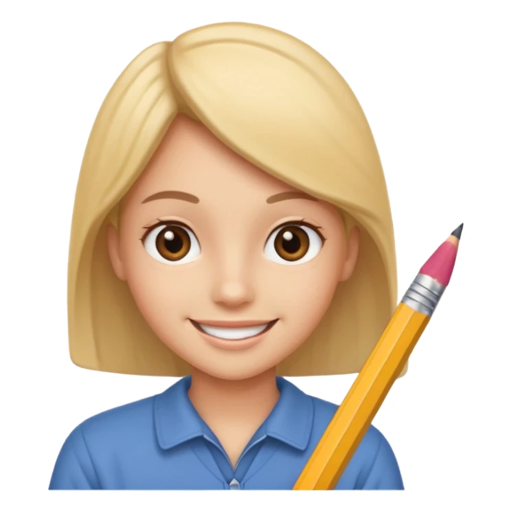 create an emoji of a sketching artist sticker