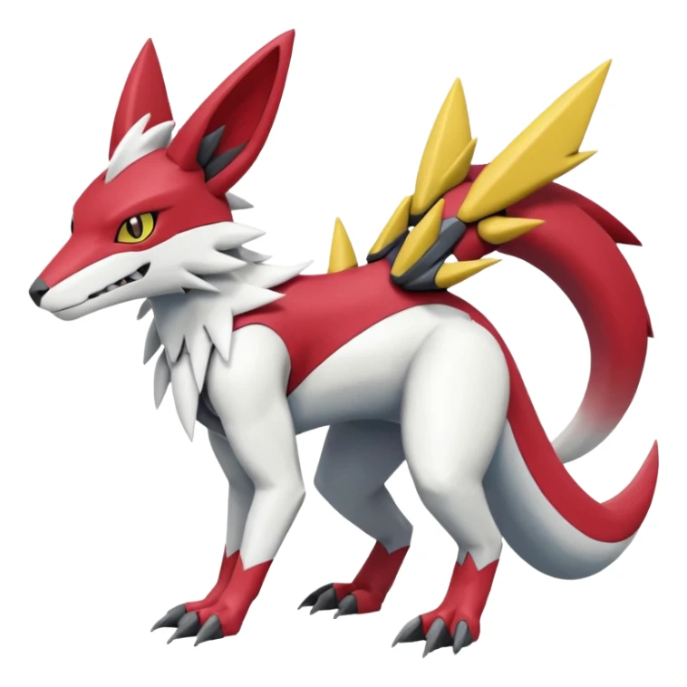 Zeraora-Lombax-Sergal-Zangoose-Cyclizar-Genesect-Pokémon, full body sticker