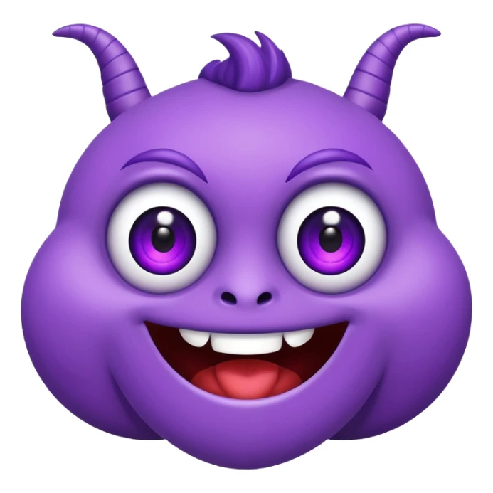 One eye, one horn fly, and purple people eater sticker