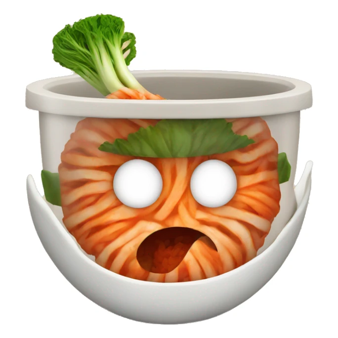 Kimchi in a Bowl  sticker