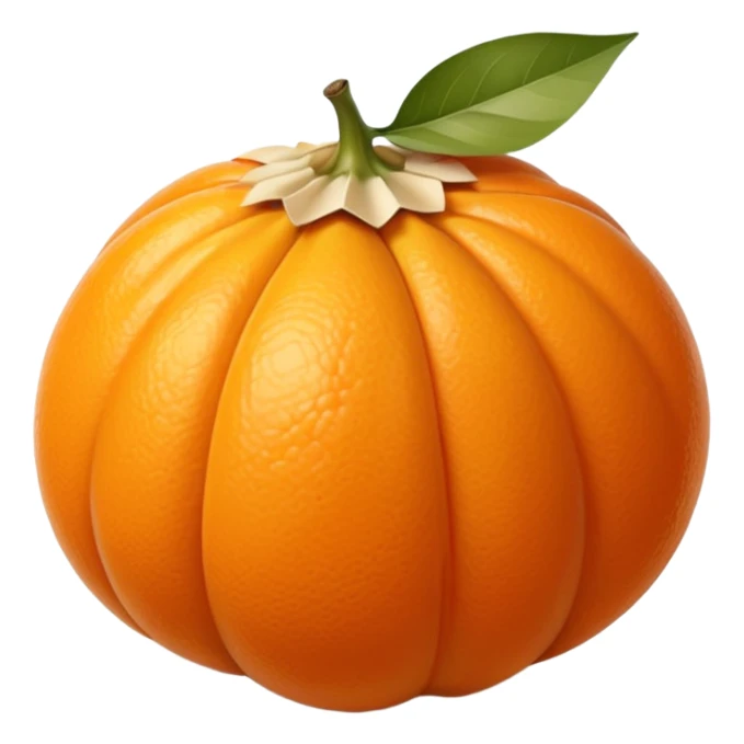 small orange fruit nestled in a delicate, papery husk partially peeled back to reveal glossy round berry inside, husk pale beige, veined, slightly translucent, curled edges, fruit smooth and vibrant, soft lighting, subtle shadows, emoji scale sticker