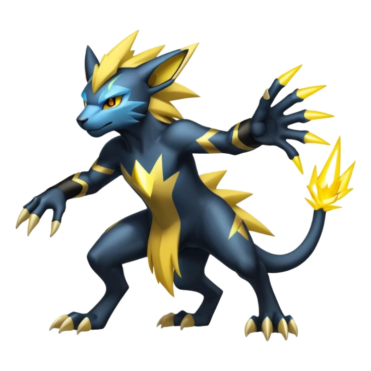 Manectric-Luxray-hybrid-creature sticker