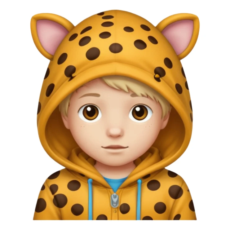 Animal Hoodie Kid sticker