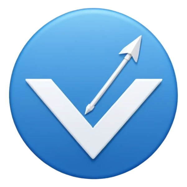 Mack a one Instagram blue tick in circle and aroows sticker