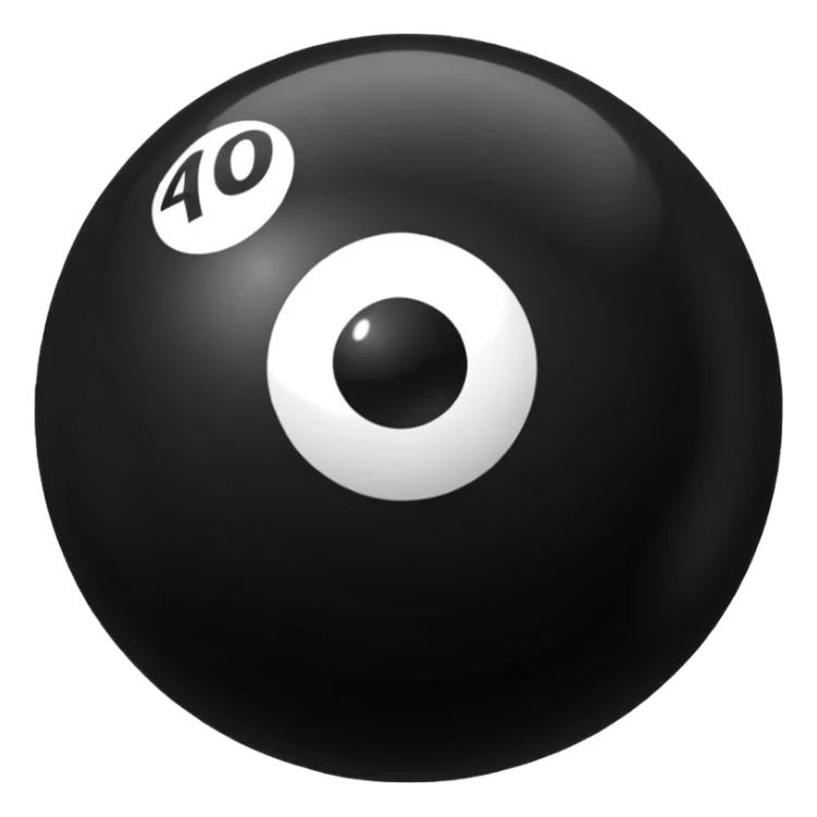 Black pull Ball with MB written on it. Nothing else no holes or anything. sticker