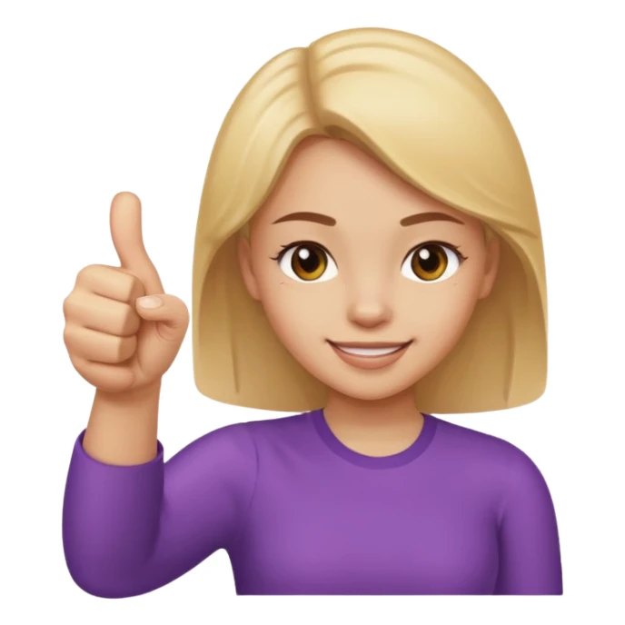 

a girl with a thumb ups and one with thumbs odwnv



 sticker