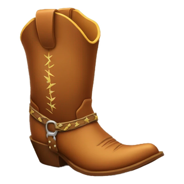 Cowboy boot sticker