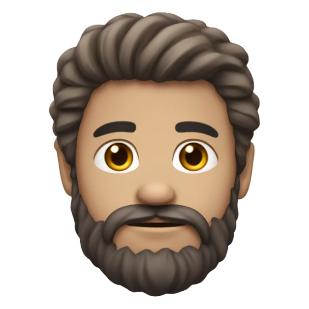 un chauve avec barbe maillto de foot sticker