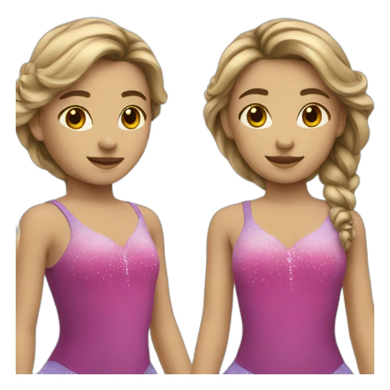 girl figure skater sticker