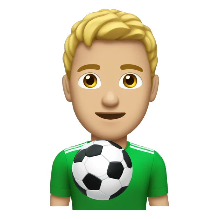 Persona jugando fútbol  sticker