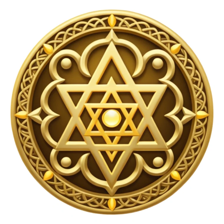 tetragrammaton glowing spiritual symbol emoji sticker