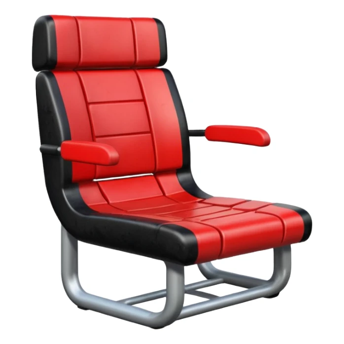 create an icon for an airbnb category - it should be a broken football seat sticker