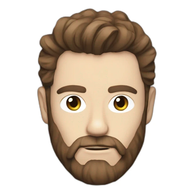 chet faker with his hair down sticker