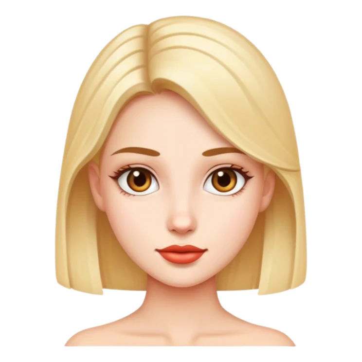 A beauty girl sticker