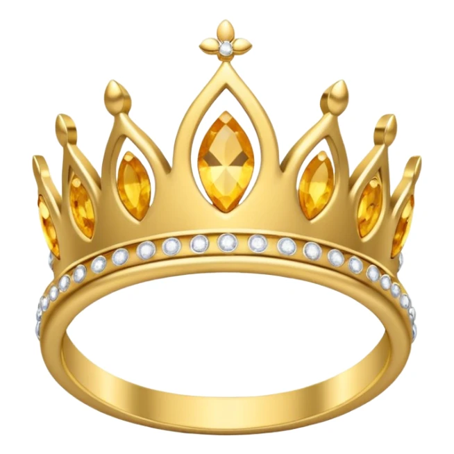 anillo de cumpleañera de 15 años con corona sticker