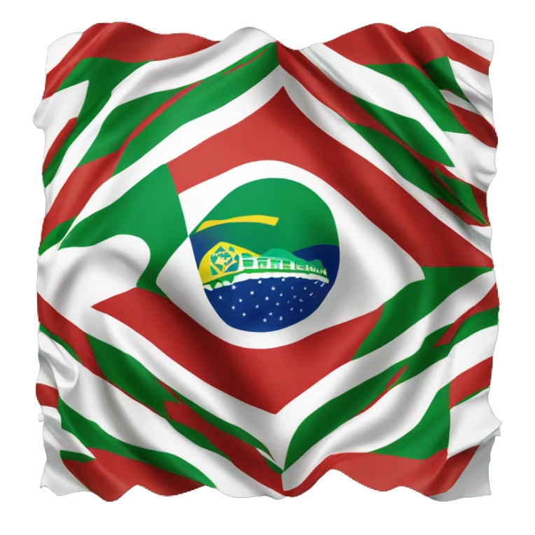 flag of Rio Grande do Sul, brazilian state sticker