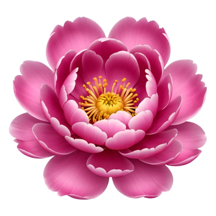 Peony sticker
