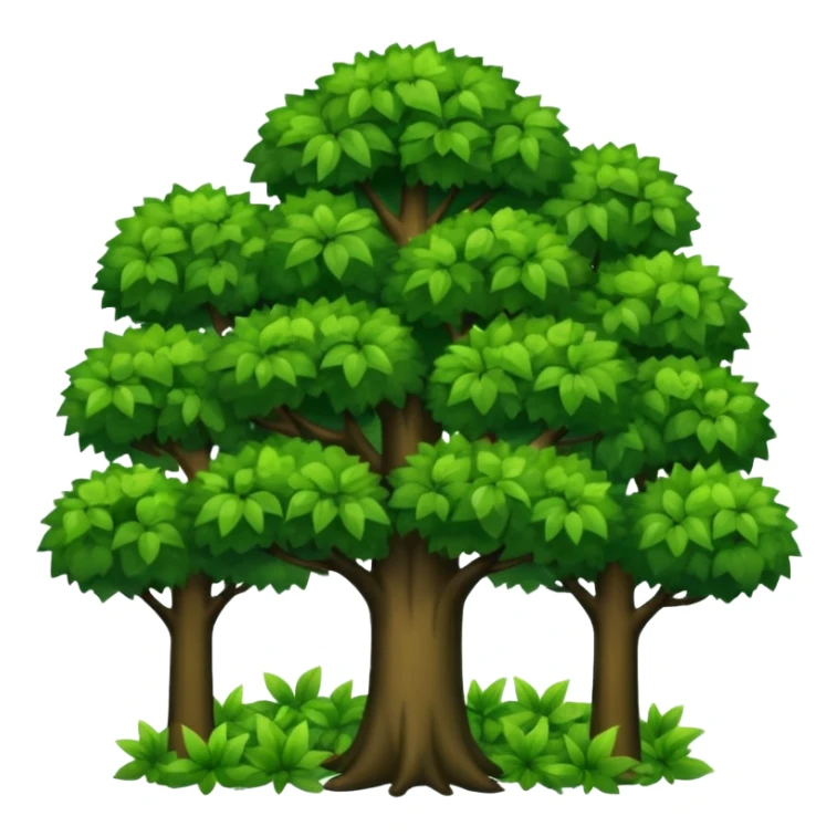 In our hometown, there’s plenty of trees sticker