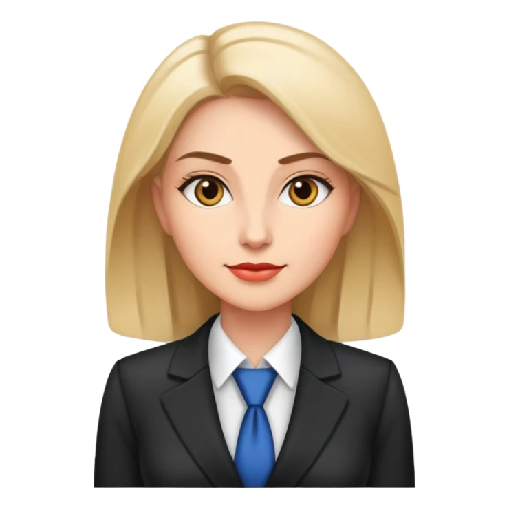 ceo woman business confidently wears smart business attire sticker