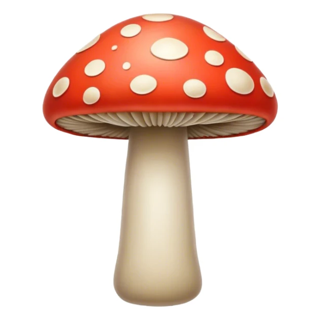 Majestic mushroom sticker