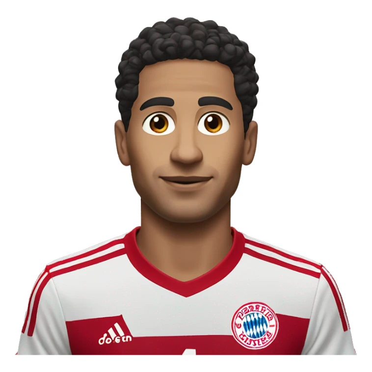 jamal musiala in fc bayern kit sticker