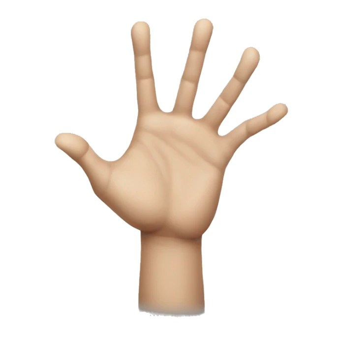 Gojo satorus hand during his domain expansion sticker