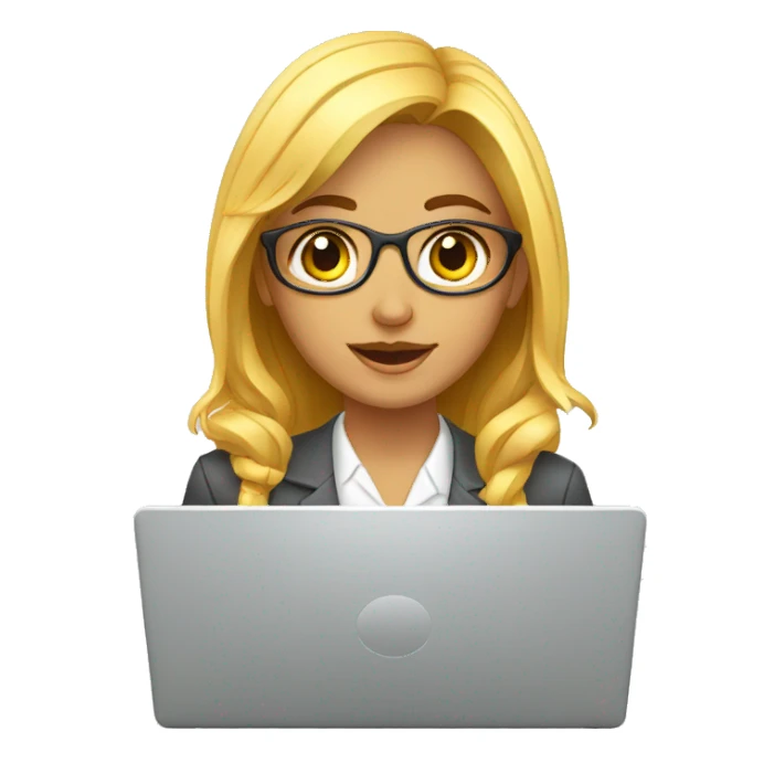 psychologist girl laptop sticker