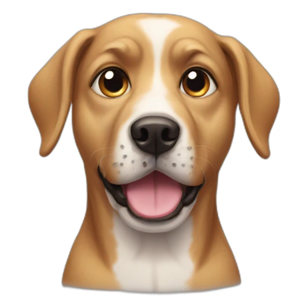 Dog with 3 eyes sticker