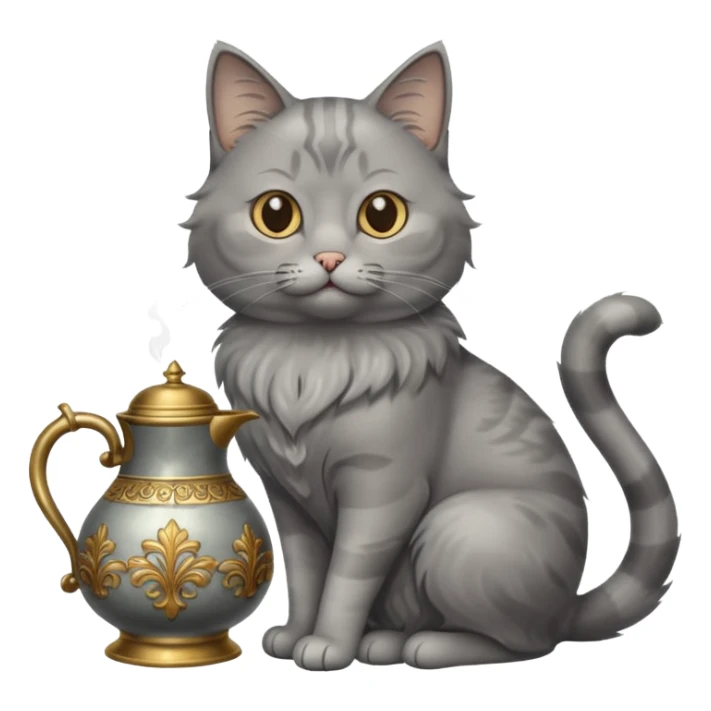 Mujhe Billi aur lauta ki kahani banakar do sticker