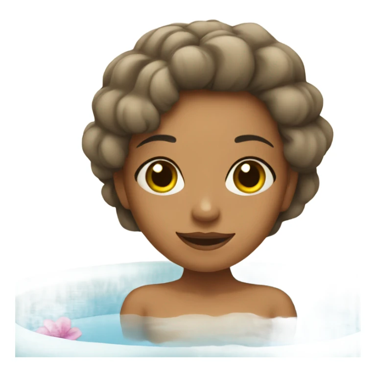 girl in a spa sticker
