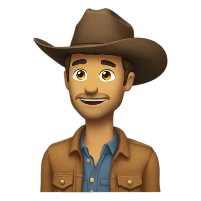 this is fine but make it cowboy yee haw sticker