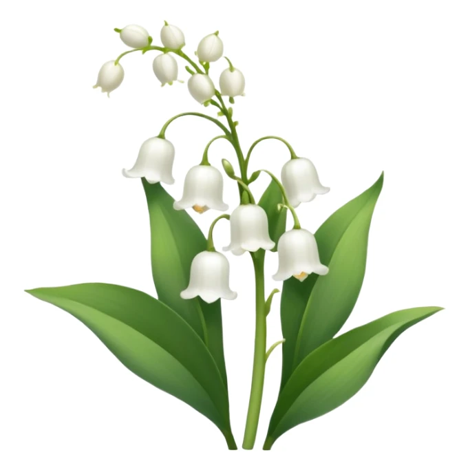 Lily of the valley sticker