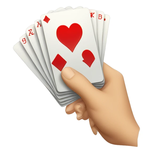 a hand of cards credit cards sticker