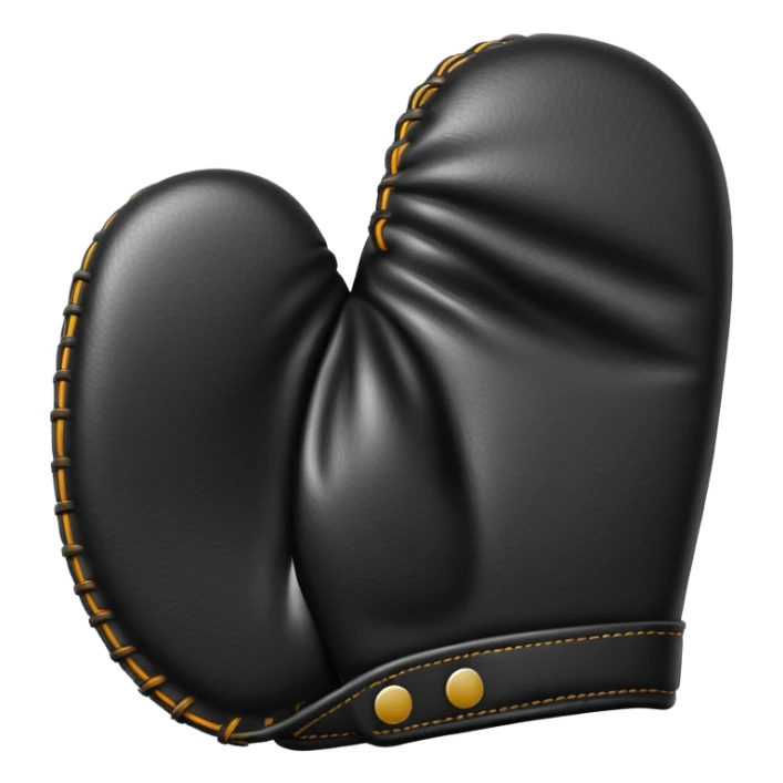 black mitt - no glove  sticker