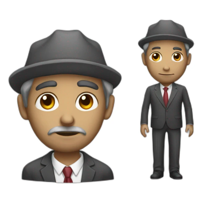 half of homeless and half of businessmen sticker