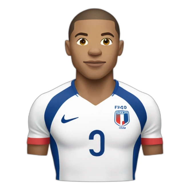 Kylian mbappe, france, world cup, buff sticker