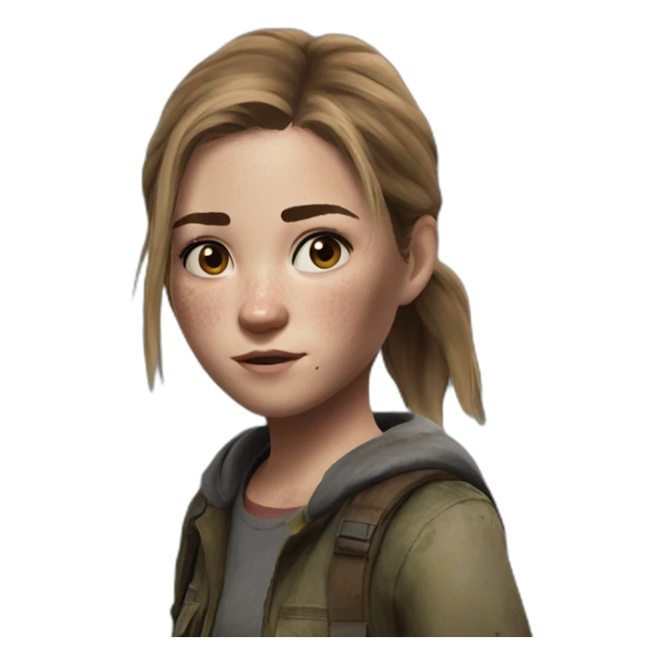 ellie williams from the last of us sticker