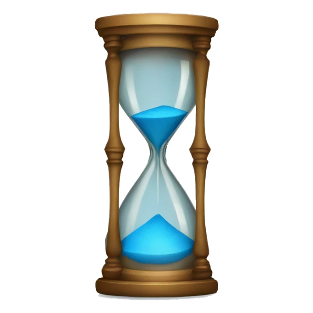 hourglass sticker