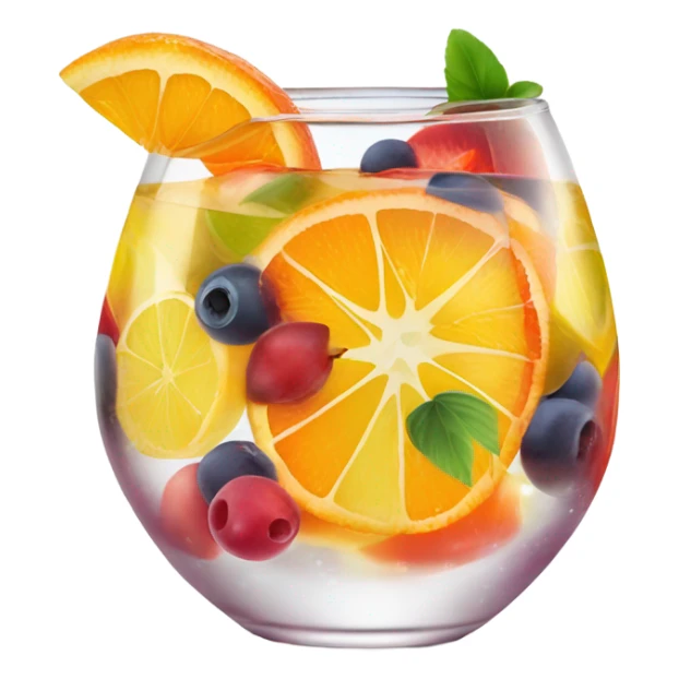 Glass of sangria sticker