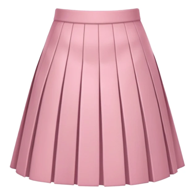 pink plaid school girl skirt sticker