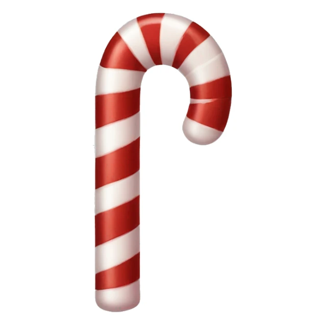 Candy cane sticker