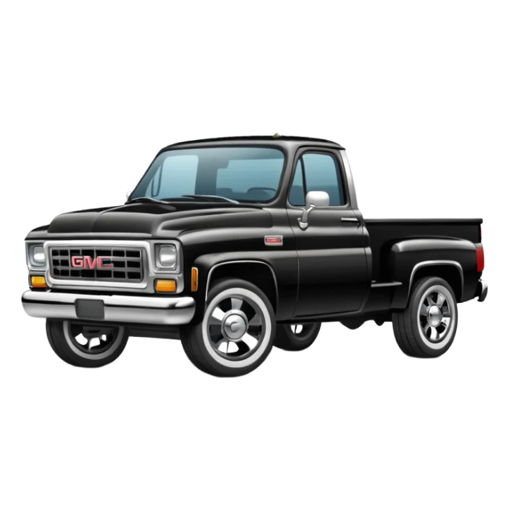 GMC serria bigger version pick up truck sticker