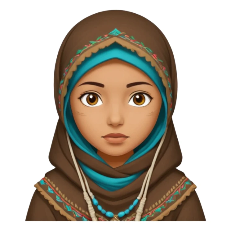 Girl + hood,Desert Nomads. sticker