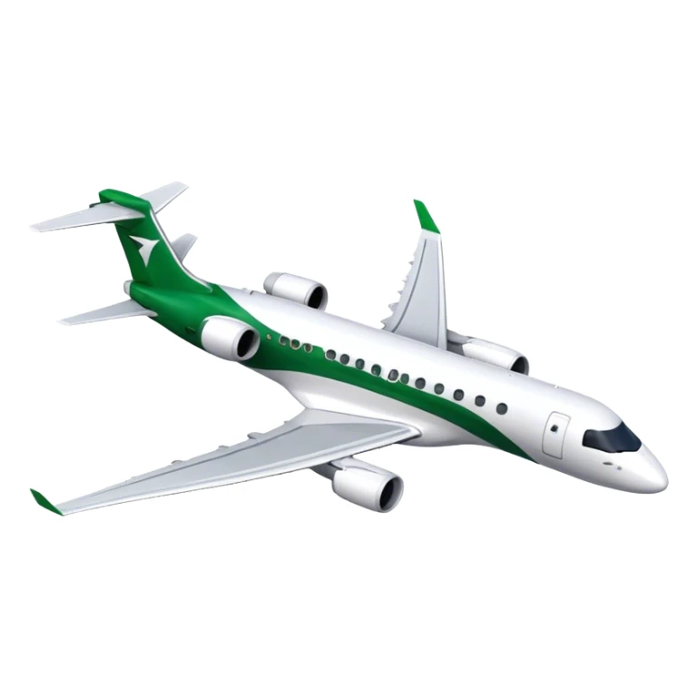 Embraer E-Jet - Embraer (Model Year: 2021) (Iconic colour: Green with white) sticker