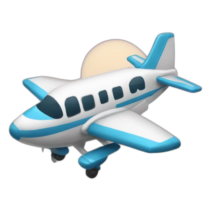 Avion qui rentre dans un immeuble sticker