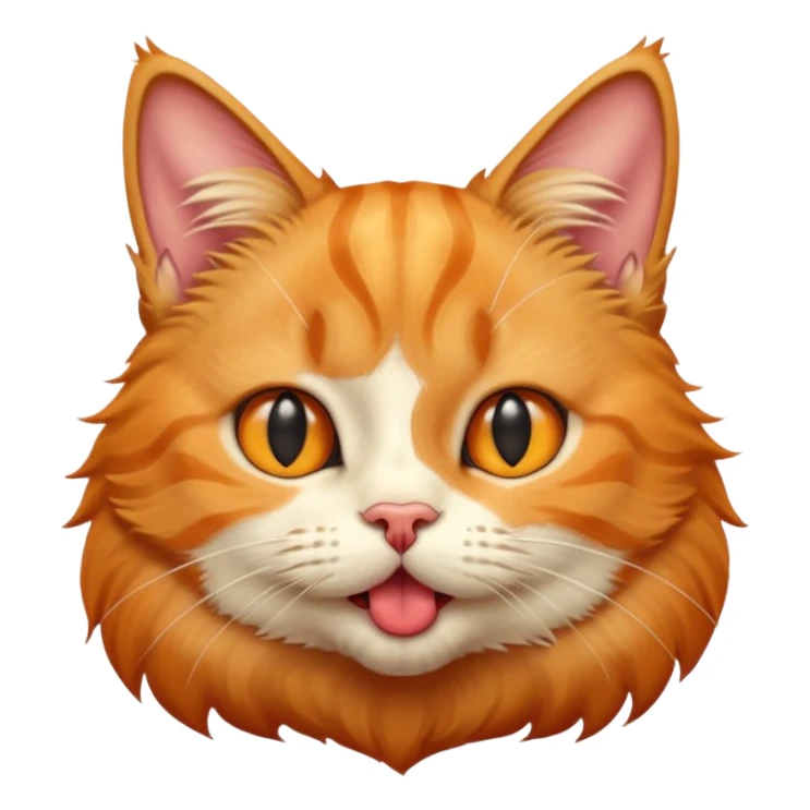 Cat sticking its tongue out  sticker