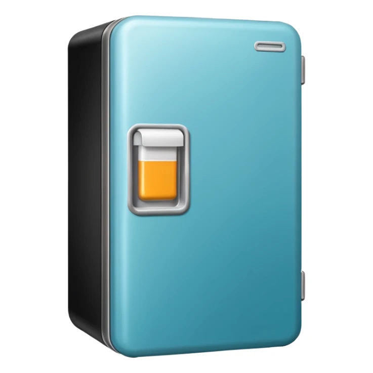 fridge with lots of magnets sticker