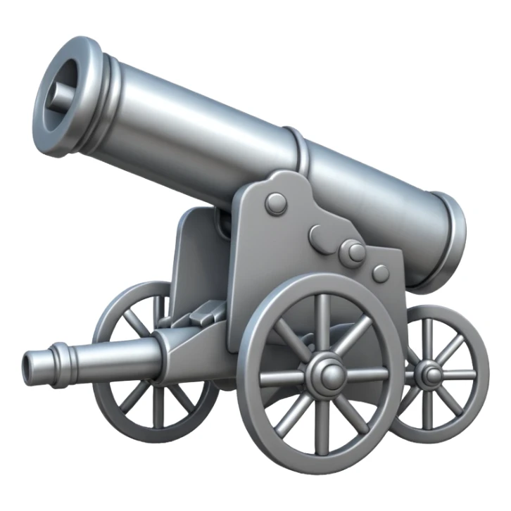 A cannon for Arsenal FC sticker