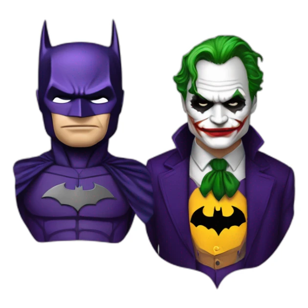 Batman et le joker the DARK KNIGHT sticker